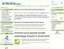 Tablet Screenshot of bio-chlorella.de